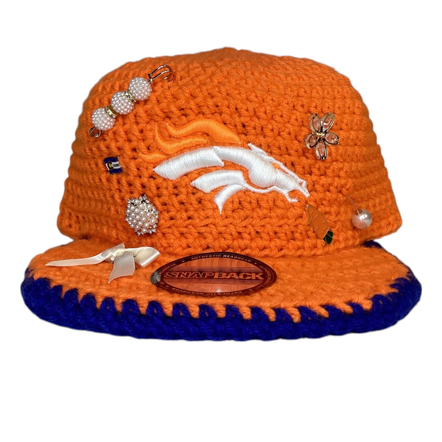 Bronco Crochet with Pins