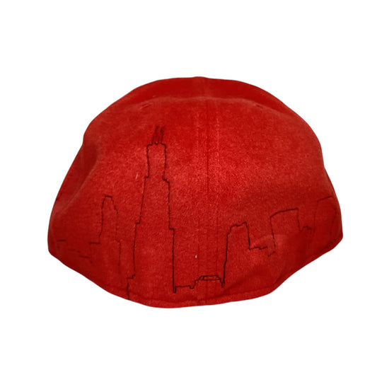 Chicago City Skyline New Era Fitted Size 7 3/8 Hat rare