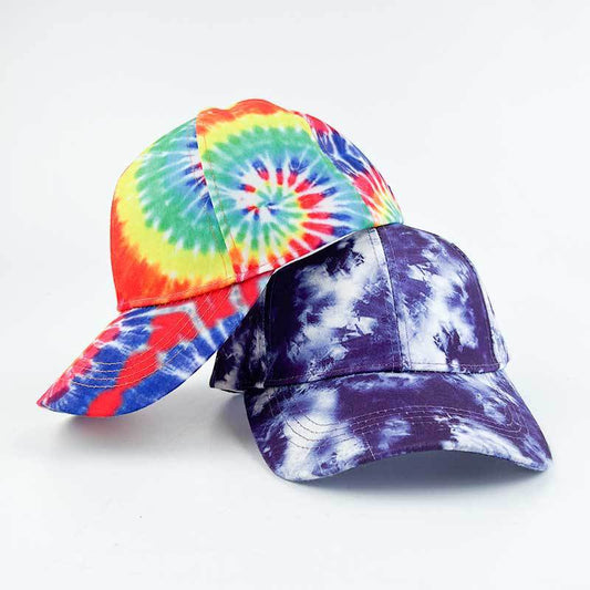 Men's Printed Ha Color Blocked Graffiti Duckbill Cap