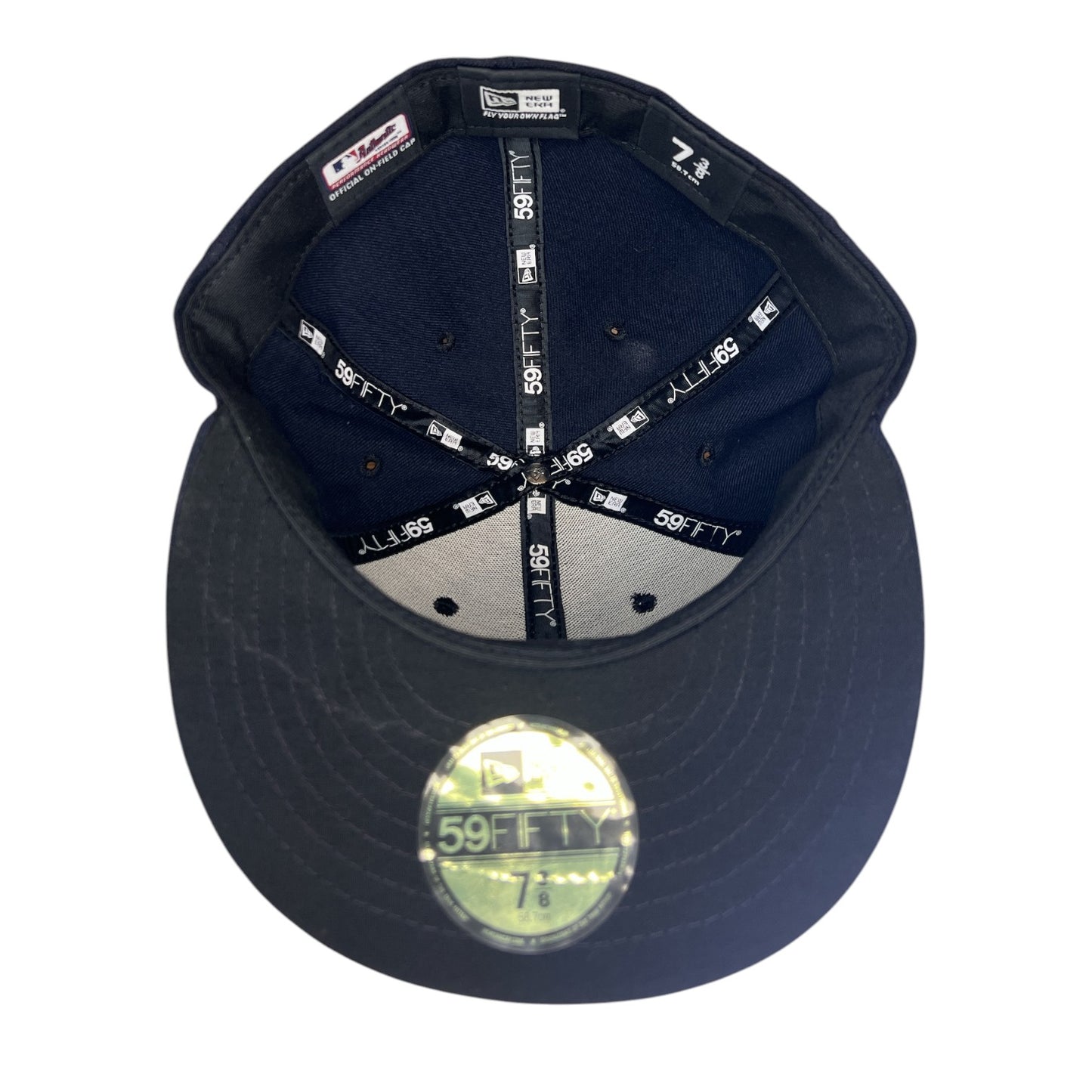 New York Yankees Jorge Posada Retirement New Era Fitted size 7 3/8 Hat