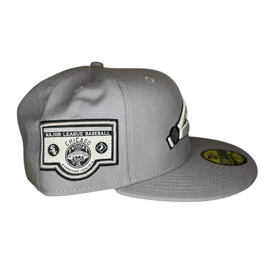 Chicago White Sox Negro League New Era Fitted Size 7 3/8 Hat