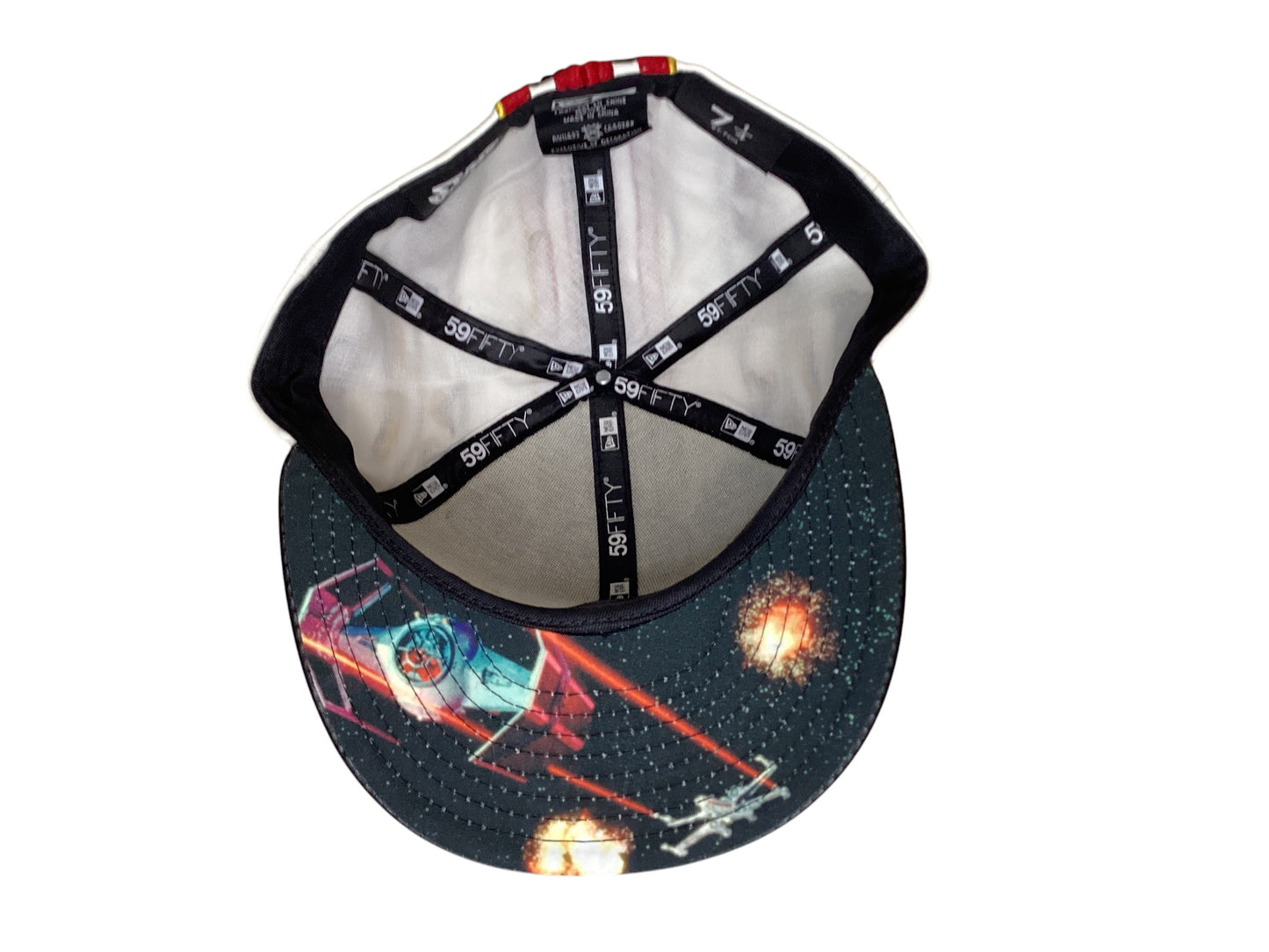 X Wing Pilot Star Wars Big Face New Era Fitted size 7 3/8 Hat