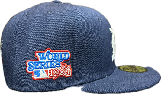 Detroit Tigers 1984 World Series Love & Hustle = Game New Era Cap