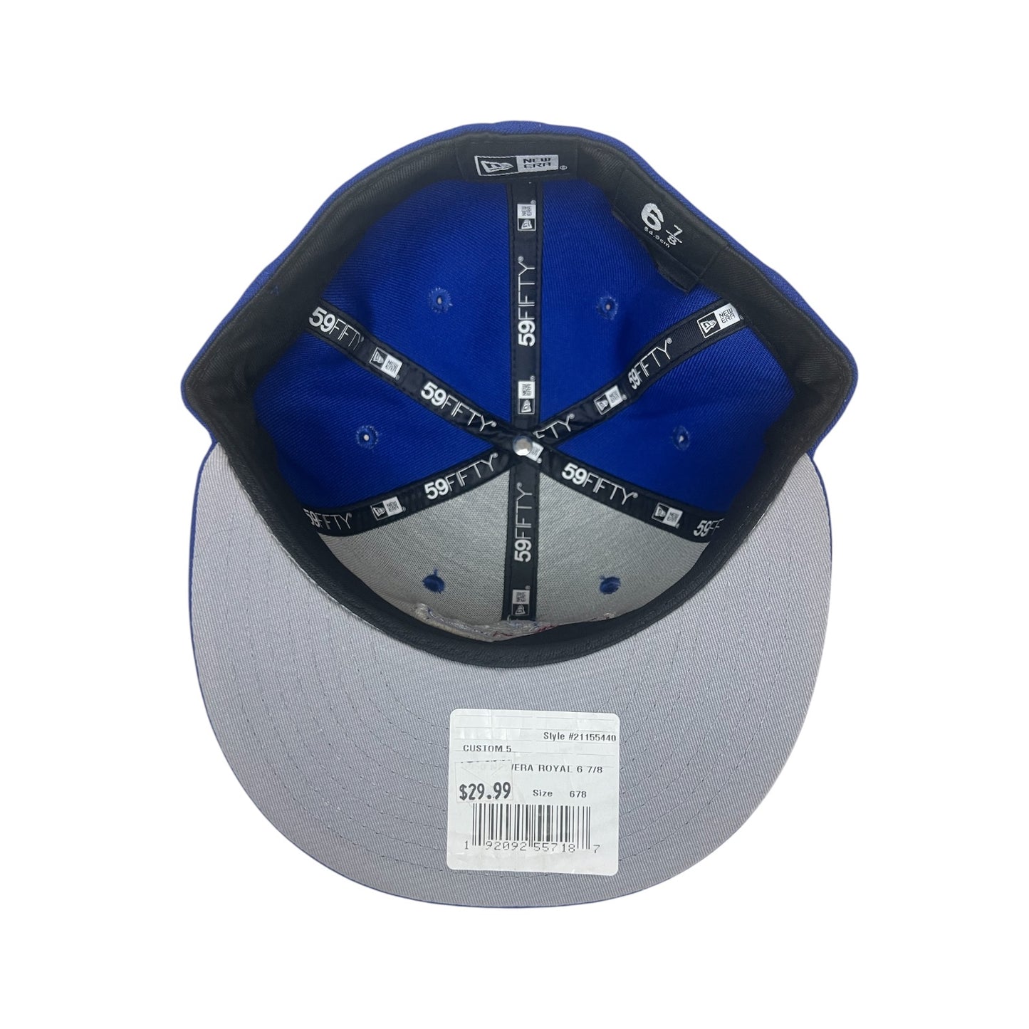 Air Allen New Era Custom Fitted Size 6 7/8 Hat