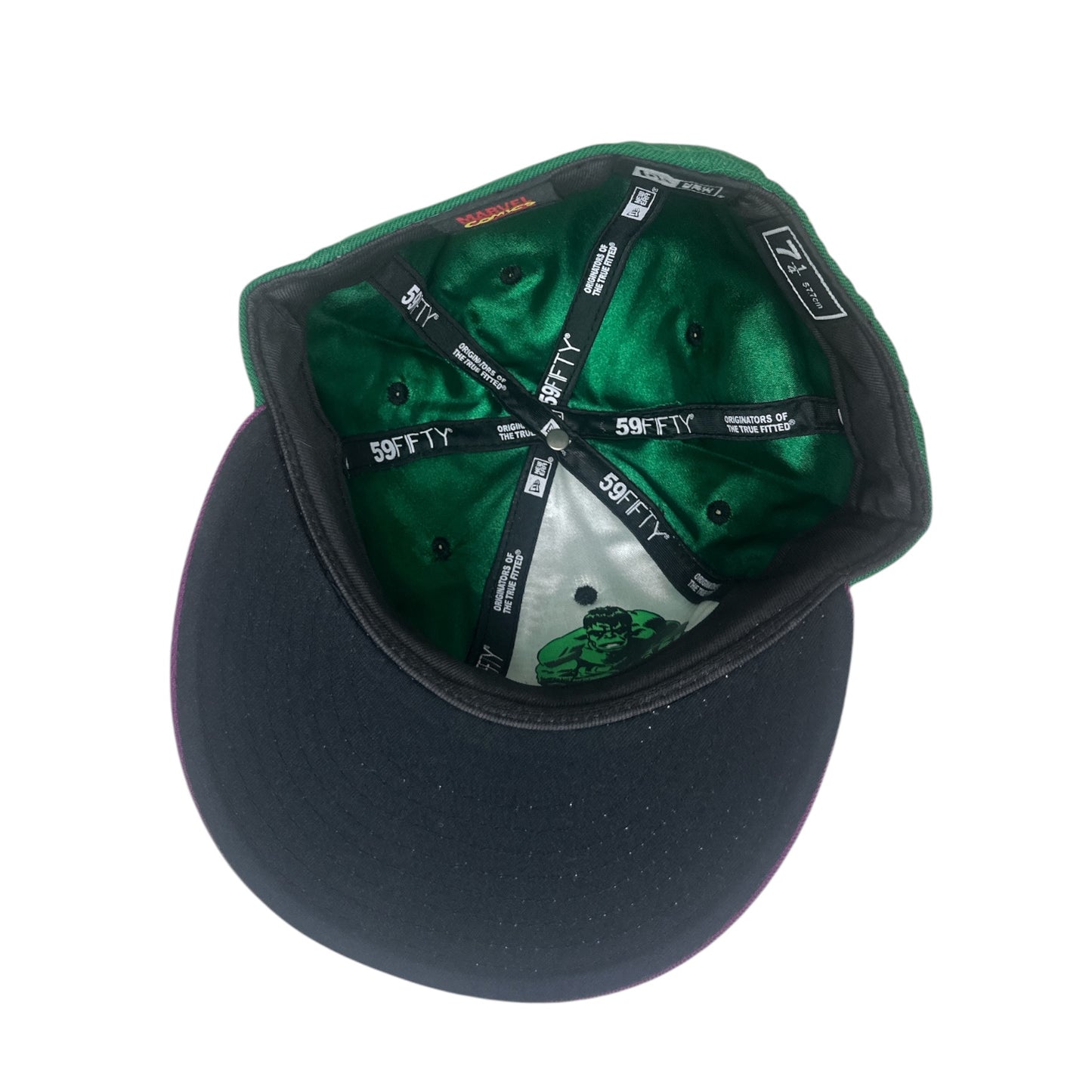 Incredible Hulk New Era Fitted Size 7 1/4 Hat