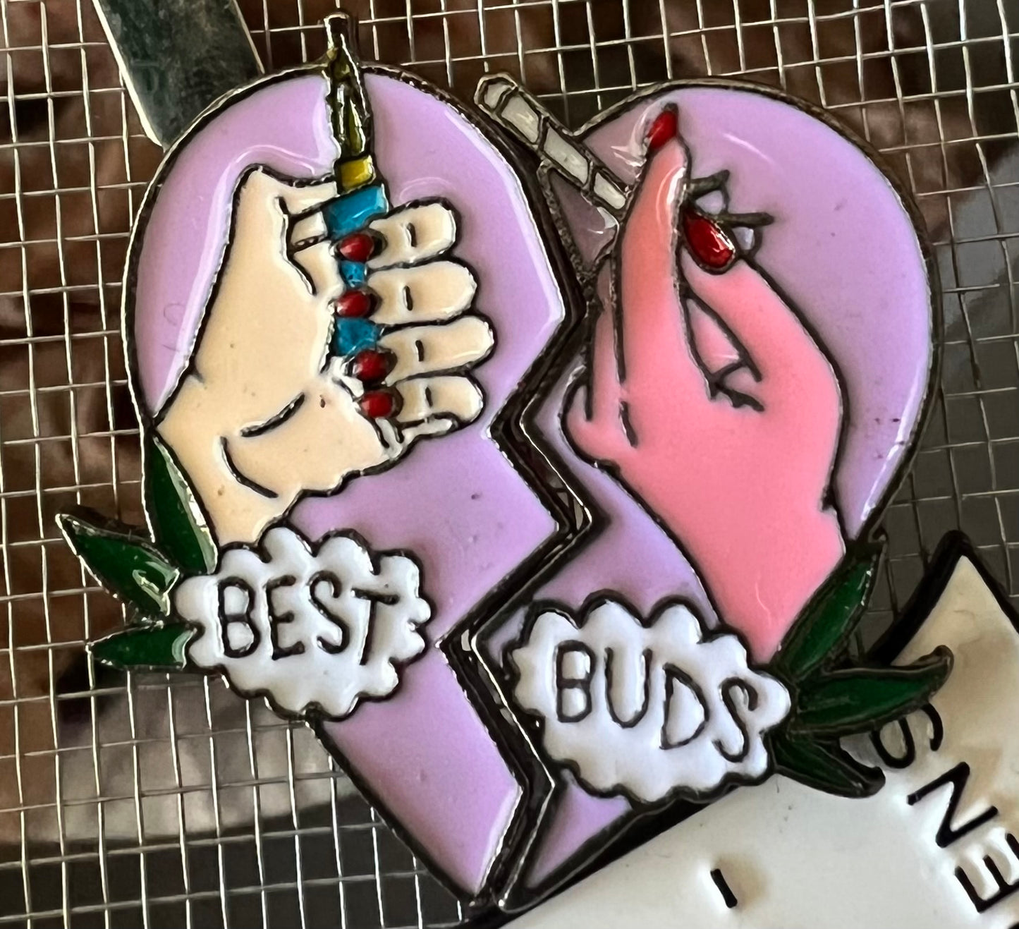 Best Buds 2pc Enamel Pin!