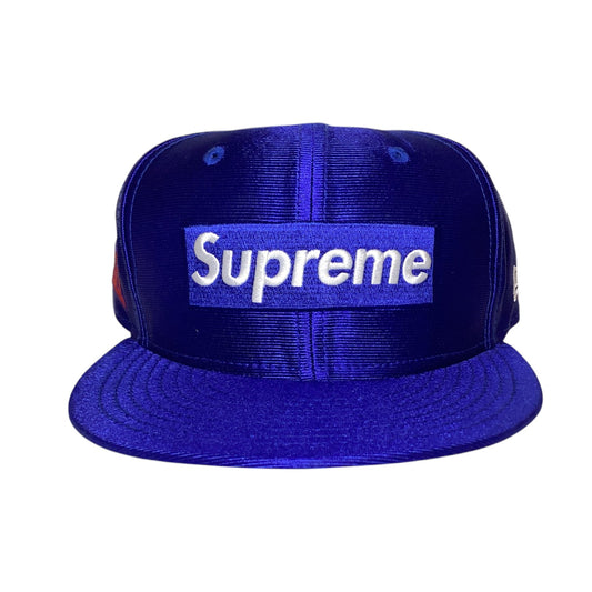 SS16 Dazzle Box Blue Supreme New Era Fitted Size 7 3/8 Hat