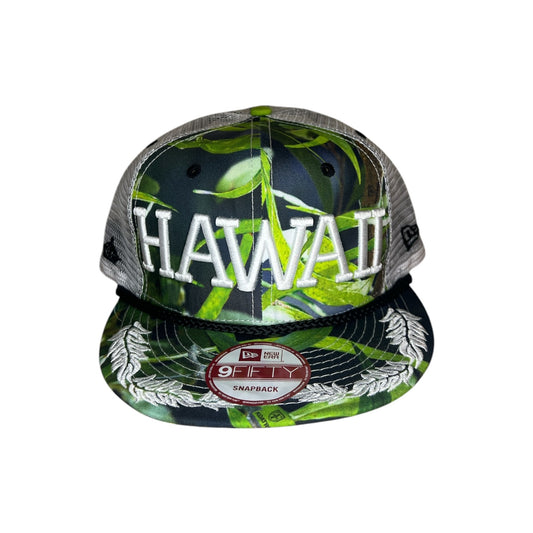 FITTED HAWAII Palm Trees Snapback