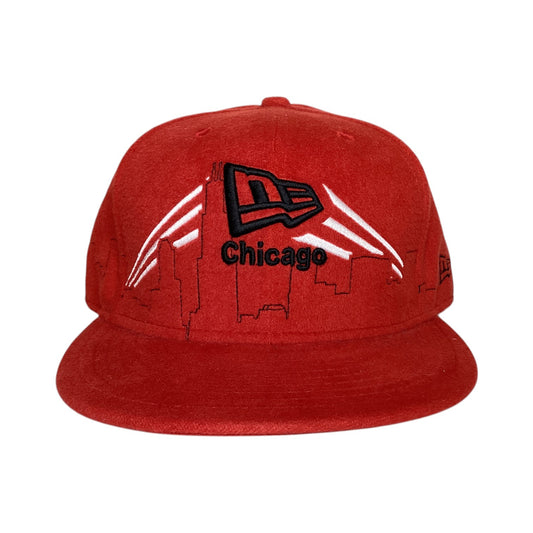 Chicago City Skyline New Era Fitted Size 7 3/8 Hat rare