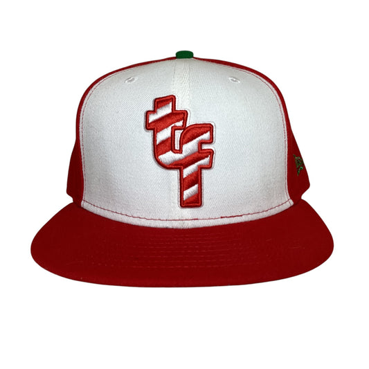 Team Fitted  Christmas Custom New Era Fitted Size 7 3/8 Hat