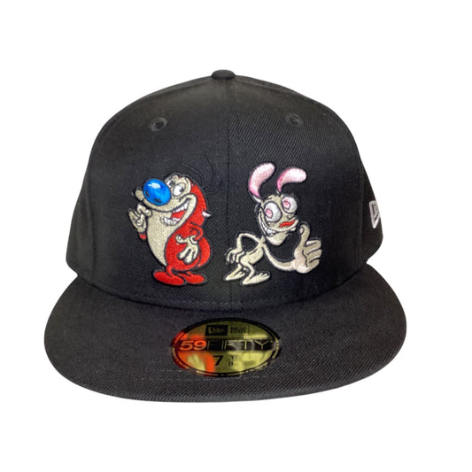 Nickelodeon Rin and Stimpy New Era Fitted Size 7 3/8 Hat