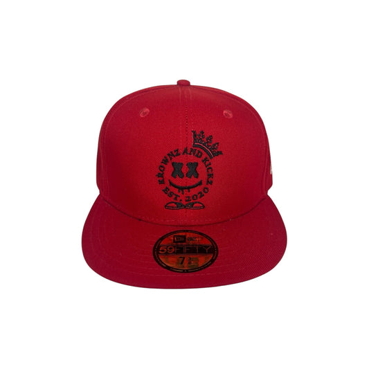 Original Krownz and Kickz Retired logo Custom New Era fitted 7 3/8