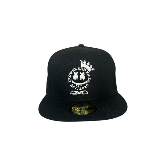 Retired Krownz & Kickz New Era Custom Fitted Size 6 7/8 Hat