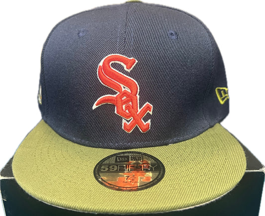 Men's Chicago White Sox New Era Navy Sprouted 59fifty Fitted cap