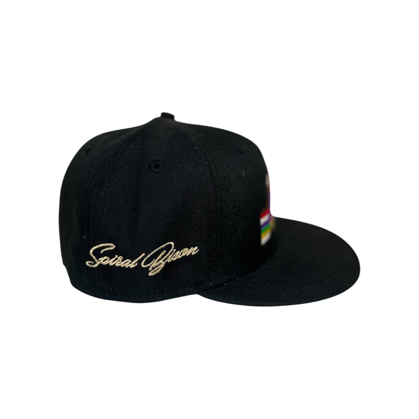 Krownz & Kickz Spiral Bison Collab New Era Fitted. Custom. Size 7 3/8