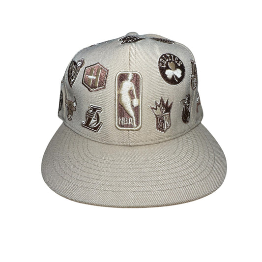 NBA Team All Over Rebox size 7 1/8 hat