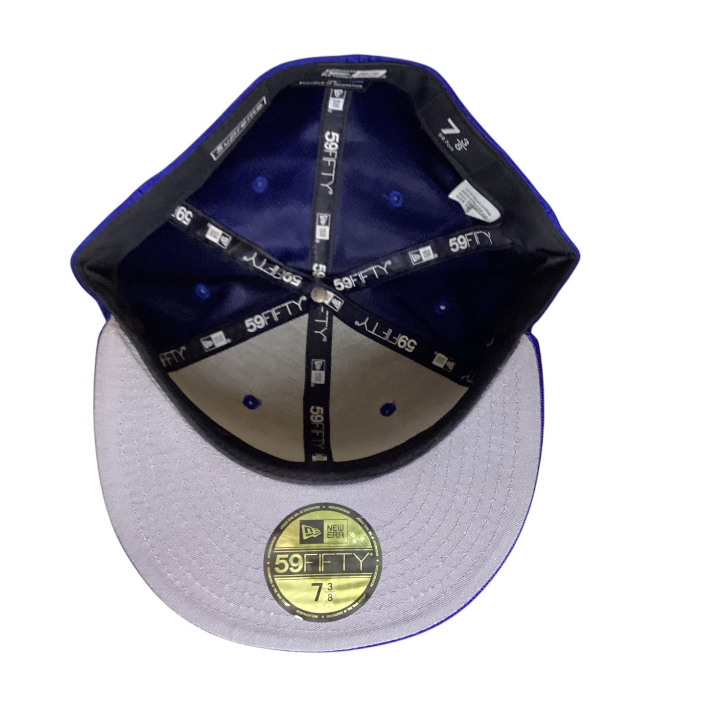 SS16 Dazzle Box Blue Supreme New Era Fitted Size 7 3/8 Hat