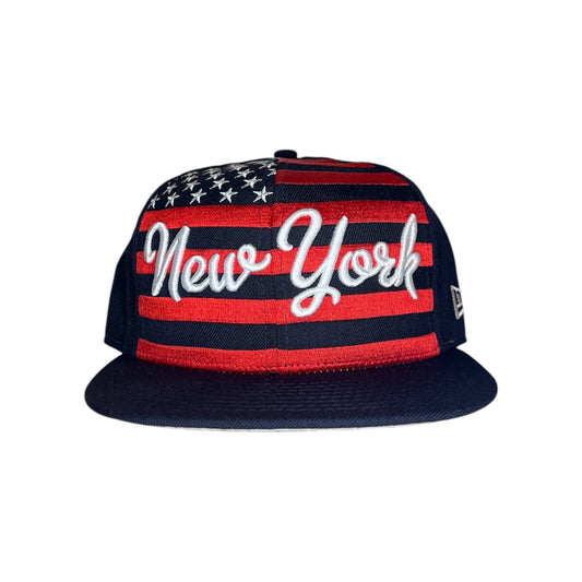 New York Yankees American Flag New Era fitted Size 7 3/8 Hat