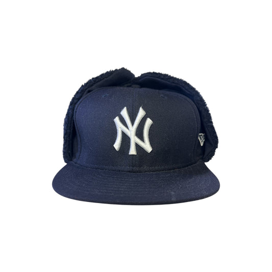 NewYork Yankees Dog Ear Cap New Era Fitted Size 7 3/8 Hat