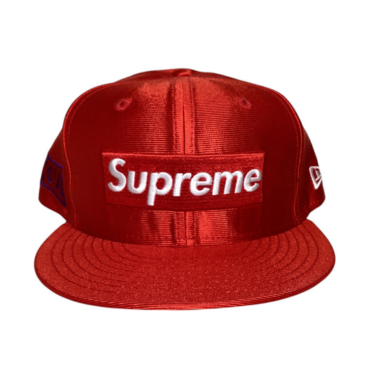 SS16 Dazzle Box Red Supreme New Era Fitted Size 7 3/8 Hat