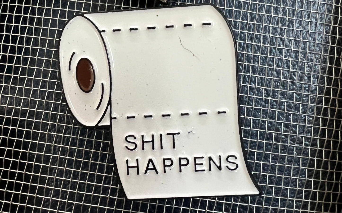 Shit Happens Enamel Pin !